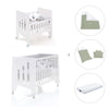 Culla 60x80 cm e lettino 60x120 cm (7in1) bianco · Omni Tre White