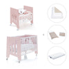 Culla 60x80 cm e lettino 60x120 cm (7in1) rosa chiaro · Omni Tre Flamingo