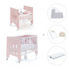 Culla 60x80 cm e lettino 60x120 cm (7in1) rosa chiaro · Omni Tre Flamingo