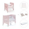 Culla 60x80 cm e lettino 60x120 cm (7in1) rosa chiaro · Omni Tre Flamingo