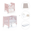 Culla 60x80 cm e lettino 60x120 cm (7in1) rosa chiaro · Omni Tre Flamingo
