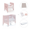 Culla 60x80 cm e lettino 60x120 cm (7in1) rosa chiaro · Omni Tre Flamingo