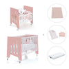 Culla 60x80 cm e lettino 60x120 cm (7in1) rosa · Omni Tre Quarzo