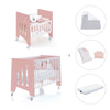 Culla 60x80 cm e lettino 60x120 cm (7in1) rosa · Omni Tre Quarzo