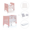 Culla 60x80 cm e lettino 60x120 cm (7in1) rosa · Omni Tre Quarzo