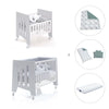 Culla 60x80 cm e lettino 60x120 cm (7in1) grigio · Omni Tre Grey