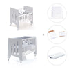 Culla 60x80 cm e lettino 60x120 cm (7in1) grigio · Omni Tre Grey