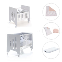 Culla 60x80 cm e lettino 60x120 cm (7in1) grigio · Omni Tre Grey