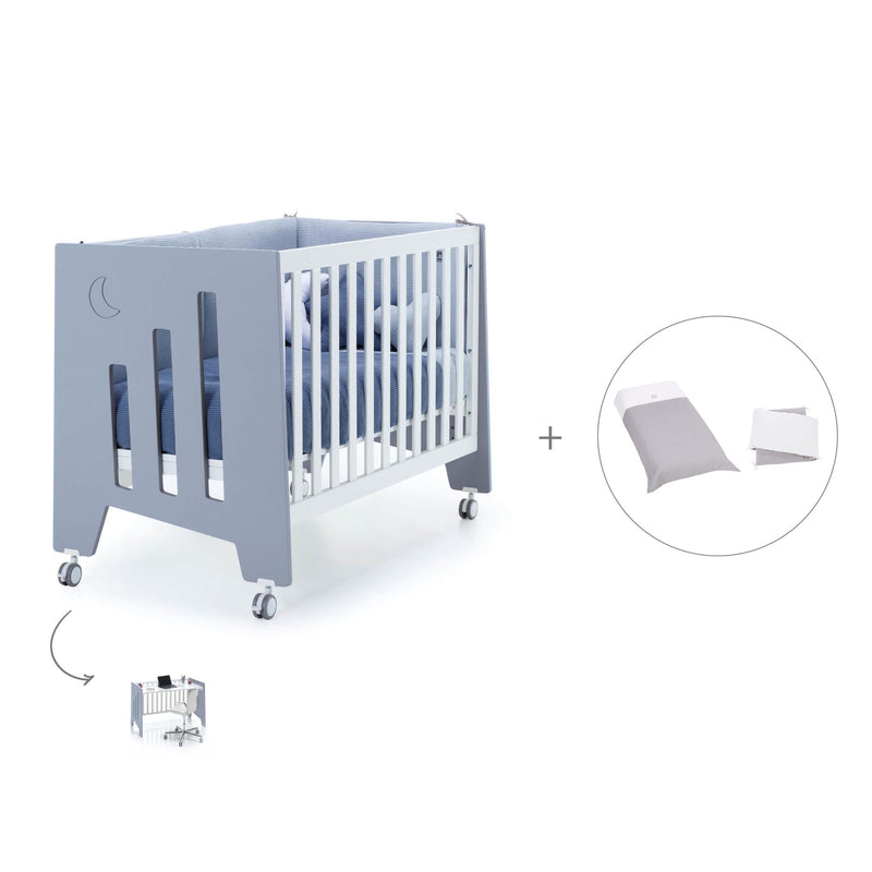 Lettino co-sleeping 60x120 cm (5in1) blu · Omni C181-M7741