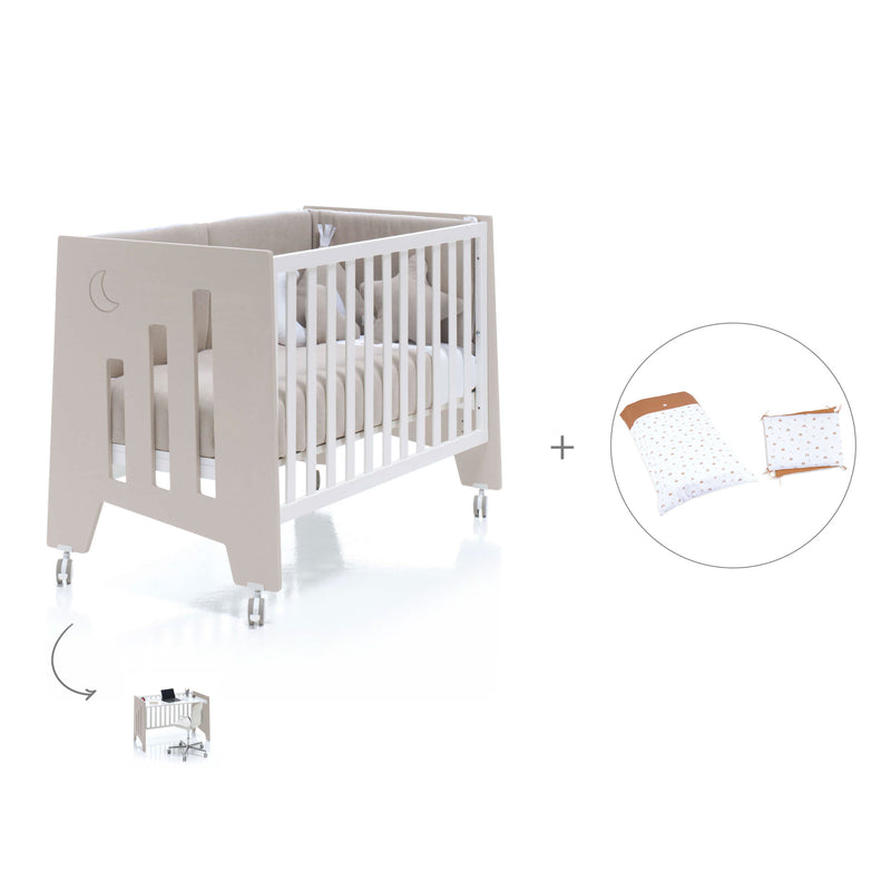 Lettino co-sleeping 60x120 cm (5in1) beige · Omni C181-M7753