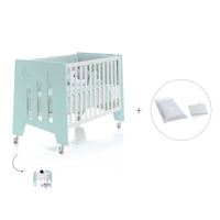 Lettino co-sleeping 60x120 cm (5in1) verde menta · Omni C181-M7755