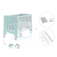 Lettino co-sleeping 60x120 cm (5in1) verde menta · Omni C181-M7755