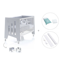 Lettino co-sleeping 60x120 cm (5in1) grigio · Omni C181-M7778