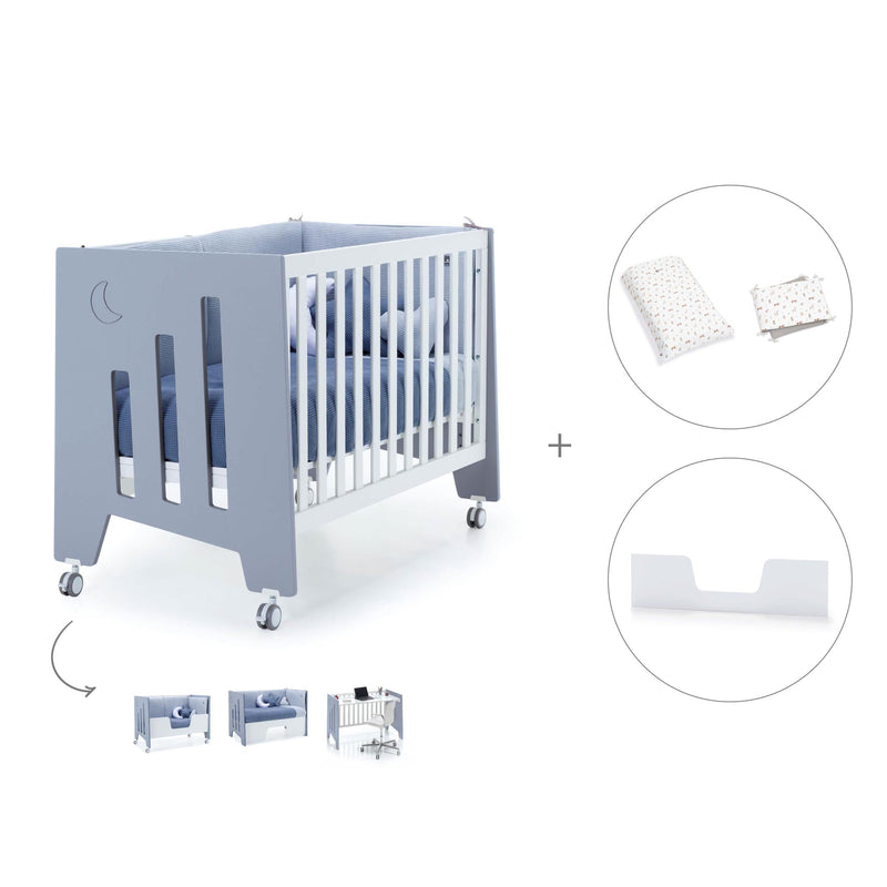 Lettino co-sleeping 60x120 cm (5in1) blu · Omni C181-M7741