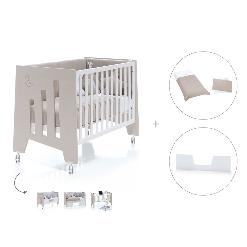 Lettino co-sleeping 60x120 cm (5in1) beige · Omni C181-M7753