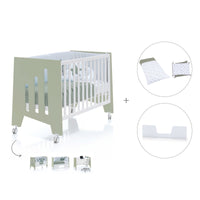 Lettino co-sleeping 60x120 cm (5in1) verde oliva · Omni C181-M7756