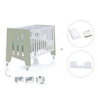 Lettino co-sleeping 60x120 cm (5in1) verde oliva · Omni C181-M7756