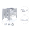 Lettino co-sleeping 60x120 cm (5in1) grigio · Omni C181-M7778