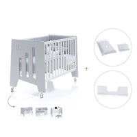 Lettino co-sleeping 60x120 cm (5in1) grigio · Omni C181-M7778