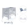 Lettino co-sleeping 60x120 cm (5in1) grigio · Omni C181-M7778