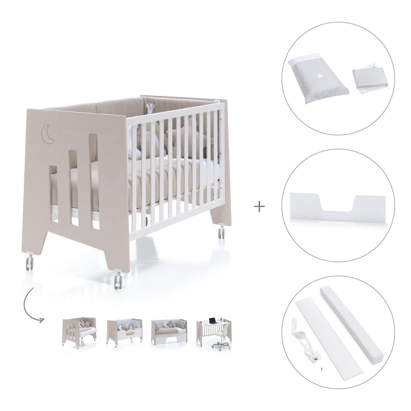 Lettino co-sleeping 60x120 cm (5in1) beige · Omni C181-M7753