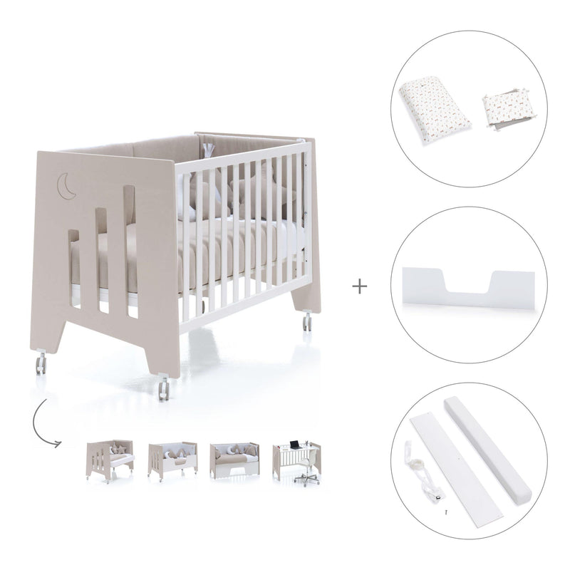 Lettino co-sleeping 60x120 cm (5in1) beige · Omni C181-M7753