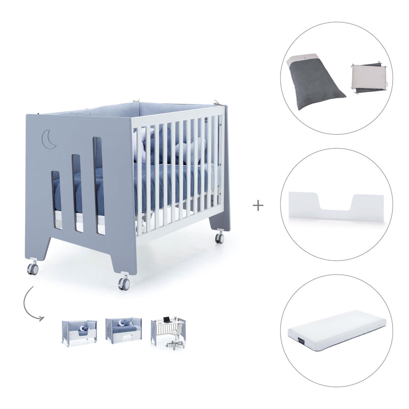 Lettino co-sleeping 60x120 cm (5in1) blu · Omni C181-M7741