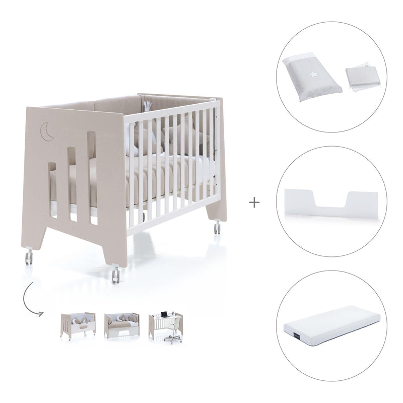 Lettino co-sleeping 60x120 cm (5in1) beige · Omni C181-M7753