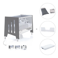 Lettino co-sleeping 60x120 cm (5in1) marengo · Omni C181-M7769