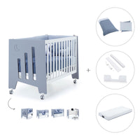 Lettino co-sleeping 60x120 cm (5in1) blu · Omni C181-M7741