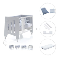 Lettino co-sleeping 60x120 cm (5in1) grigio · Omni C181-M7778