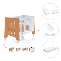 Lettino co-sleeping 60x120 cm (5in1) terracotta · Omni C181-M7783