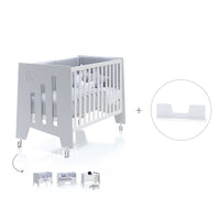 Lettino co-sleeping 60x120 cm (5in1) grigio · Omni C181-M7778