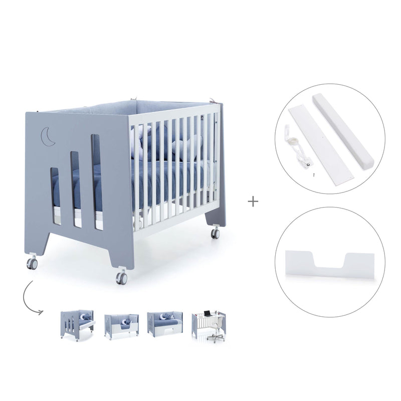 Lettino co-sleeping 60x120 cm (5in1) blu · Omni C181-M7741