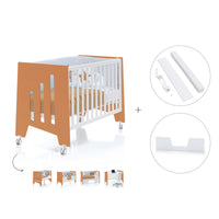 Lettino co-sleeping 60x120 cm (5in1) terracotta · Omni C181-M7783