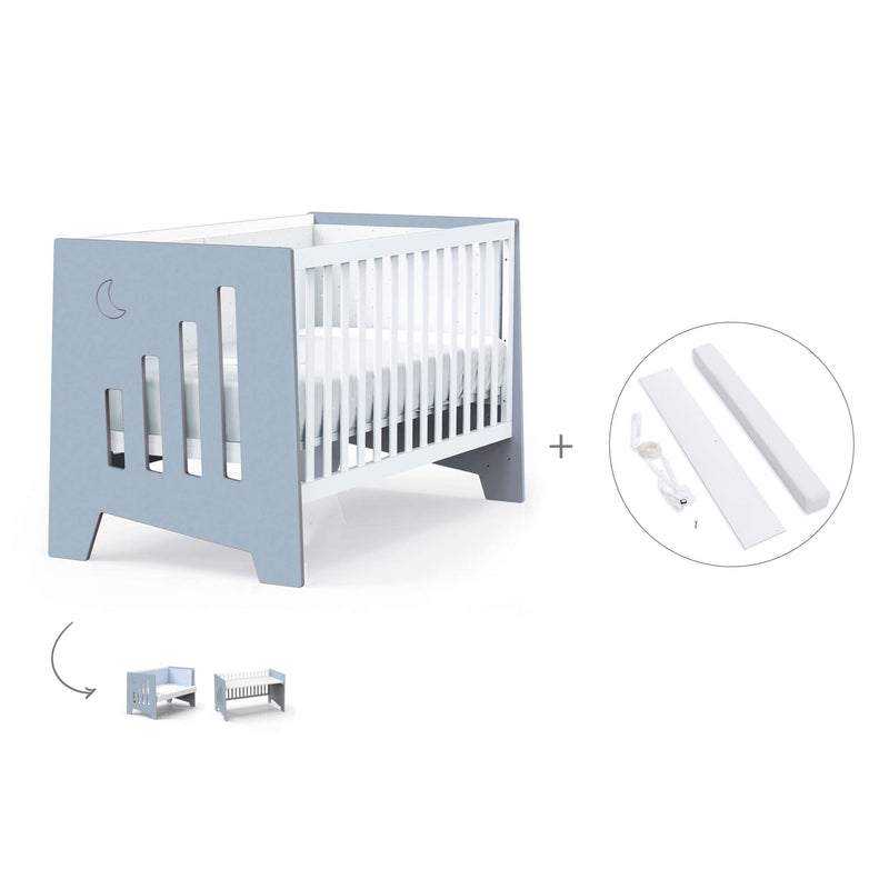 Lettino co-sleeping 70x140 cm (6in1) blu · Omni XL C191-M7741