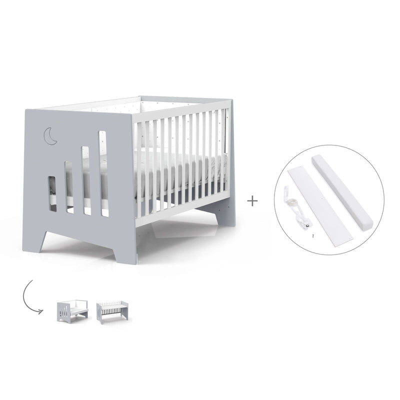 Lettino co-sleeping 70x140 cm (6in1) grigio · Omni XL C191-M7778