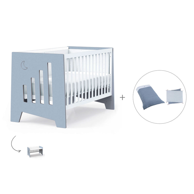 Lettino co-sleeping 70x140 cm (6in1) blu · Omni XL C191-M7741