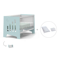 Lettino co-sleeping 70x140 cm (6in1) verde menta · Omni XL C191-M7755