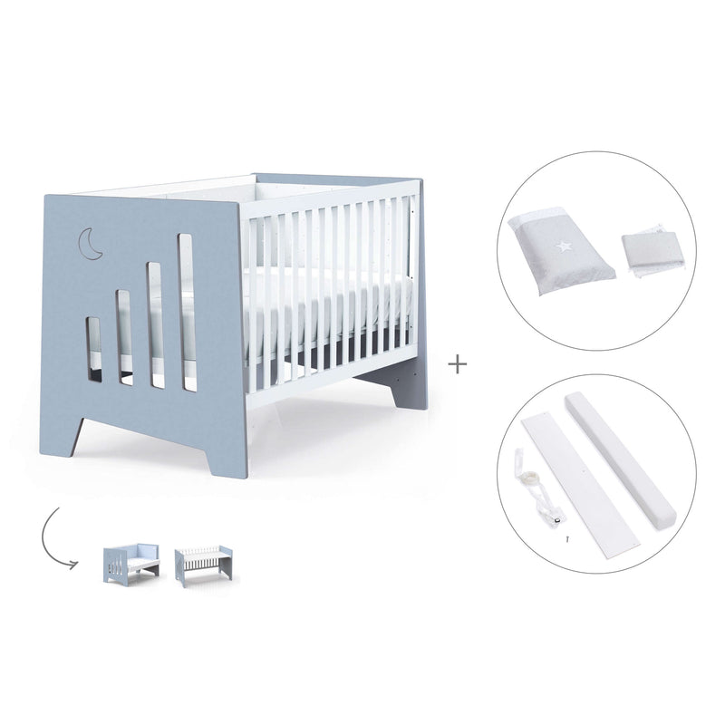 Lettino co-sleeping 70x140 cm (6in1) blu · Omni XL C191-M7741