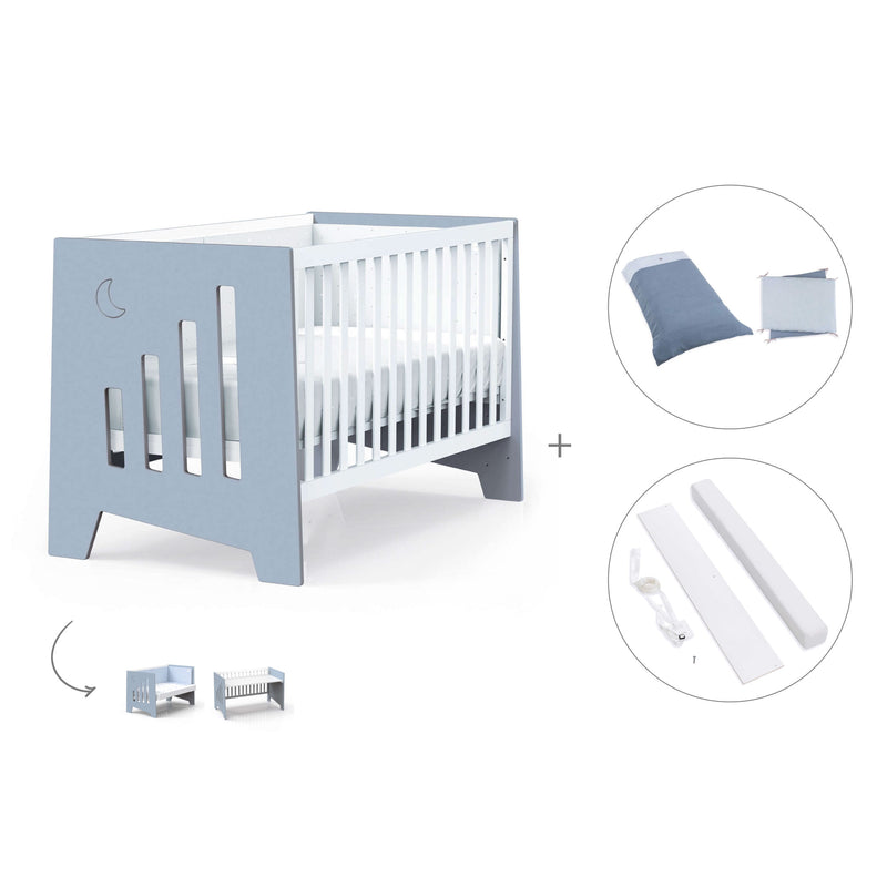 Lettino co-sleeping 70x140 cm (6in1) blu · Omni XL C191-M7741