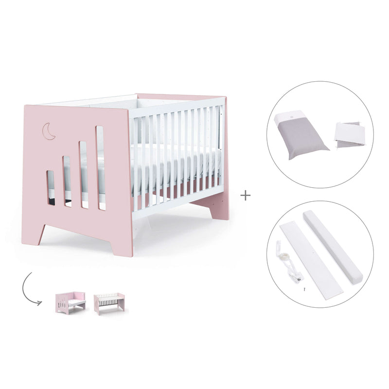 Lettino co-sleeping 70x140 cm (6in1) rosa · Omni XL C191-M7742