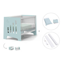 Lettino co-sleeping 70x140 cm (6in1) verde menta · Omni XL C191-M7755