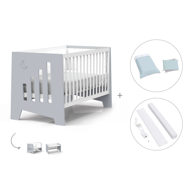 Lettino co-sleeping 70x140 cm (6in1) grigio · Omni XL C191-M7778