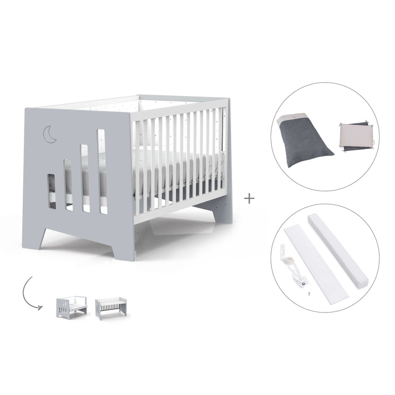 Lettino co-sleeping 70x140 cm (6in1) grigio · Omni XL C191-M7778