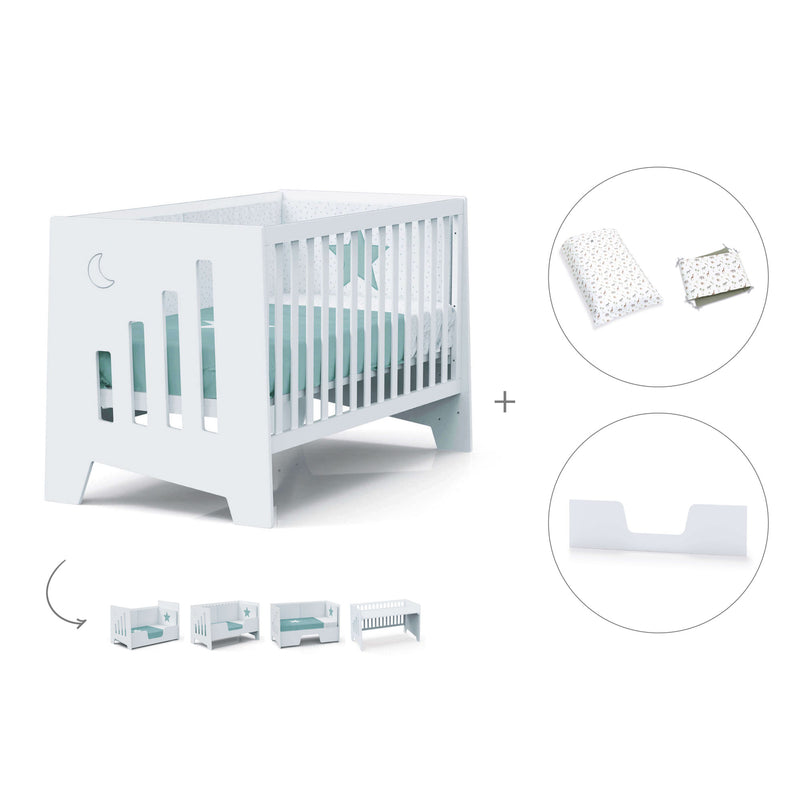 Lettino co-sleeping 70x140 cm (6in1) bianco · Omni XL C191-M7700