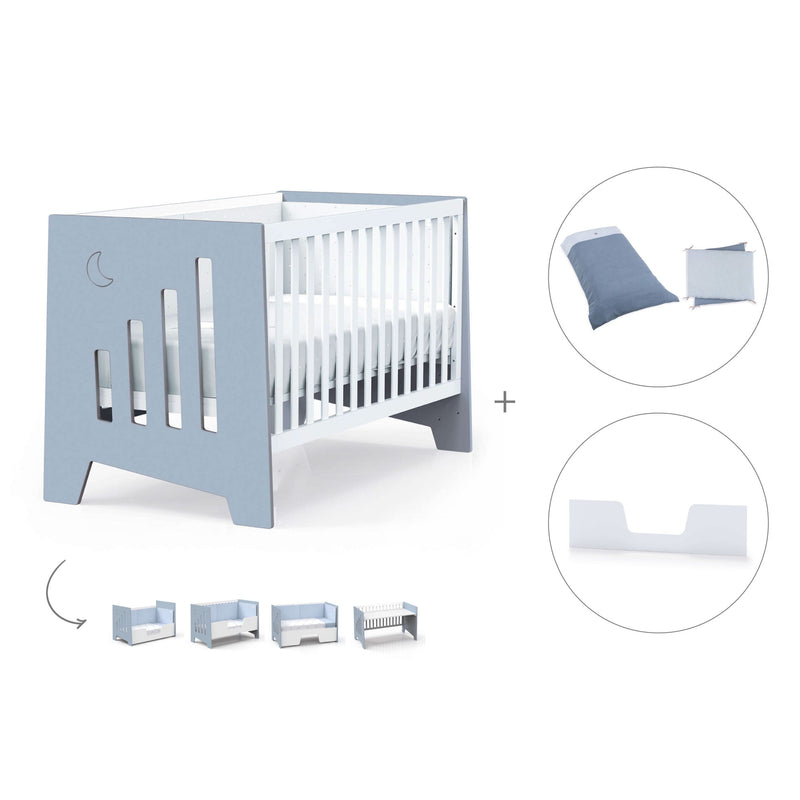 Lettino co-sleeping 70x140 cm (6in1) blu · Omni XL C191-M7741