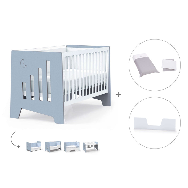 Lettino co-sleeping 70x140 cm (6in1) blu · Omni XL C191-M7741