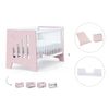 Lettino co-sleeping 70x140 cm (6in1) rosa · Omni XL C191-M7742