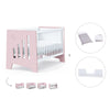 Lettino co-sleeping 70x140 cm (6in1) rosa · Omni XL C191-M7742